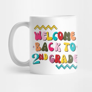 Welcome Back To Second Grade Groovy Teachers & Staff Mug